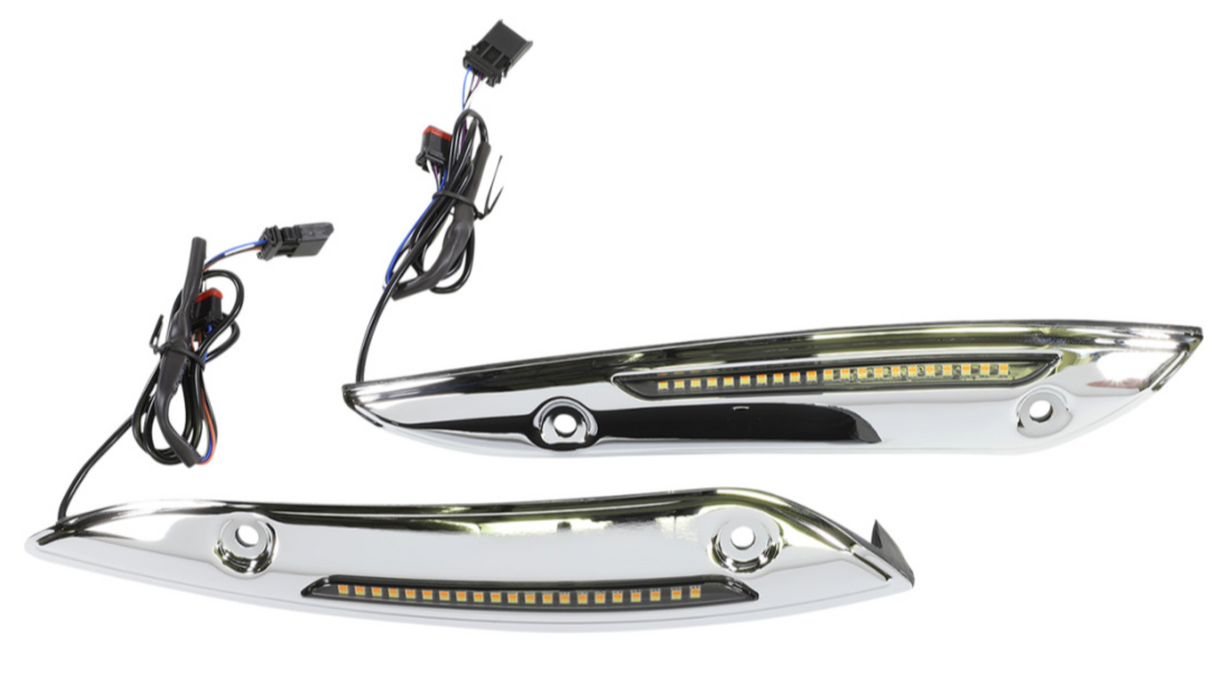 Custom Dynamics Windshield Trim - CD-RG-WT-AW2-C For Harley Road Glide 2015-2025