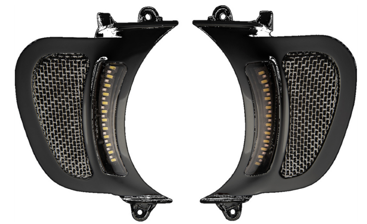 Custom Dynamics Vent Insert - CD-RG-V-AW2-B For Harley Road Glide 2015-2025