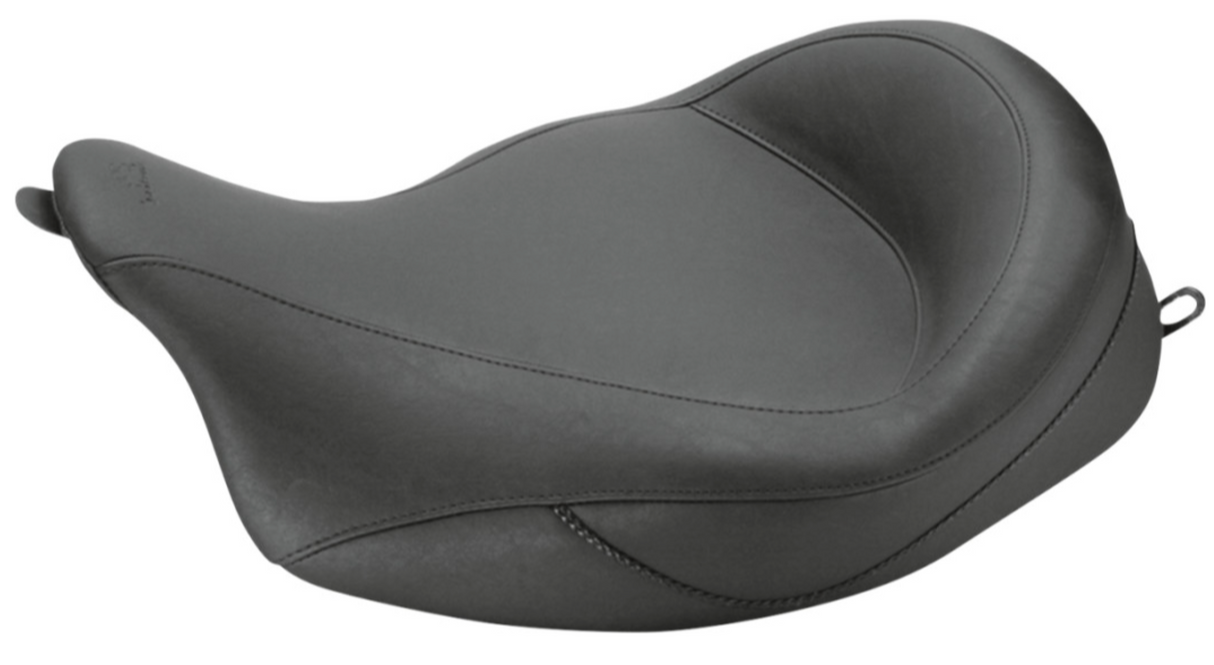 Mustang Super Wide Solo Vinyl Seat Vintage - 76067 For Harley Touring 2008-2025