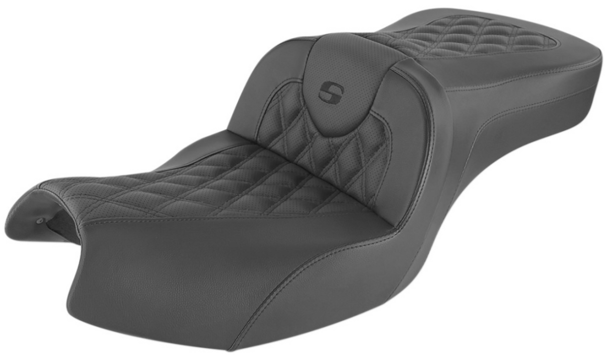 Saddlemen Roadsofa™ Seat ® Full Lattice Stitch Black - I20-06-182 For Indian 2020-2026