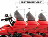 Klock Werks Pro-Touring Flare® Windshield 10" Tinted - KWW-01-0622-T For Harley Road Glide 2015-2025