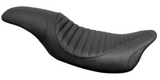 Mustang Tripper Fastback™ Seat Front Tuck-N-Roll Black - 76712 For Harley Touring 2008-2025