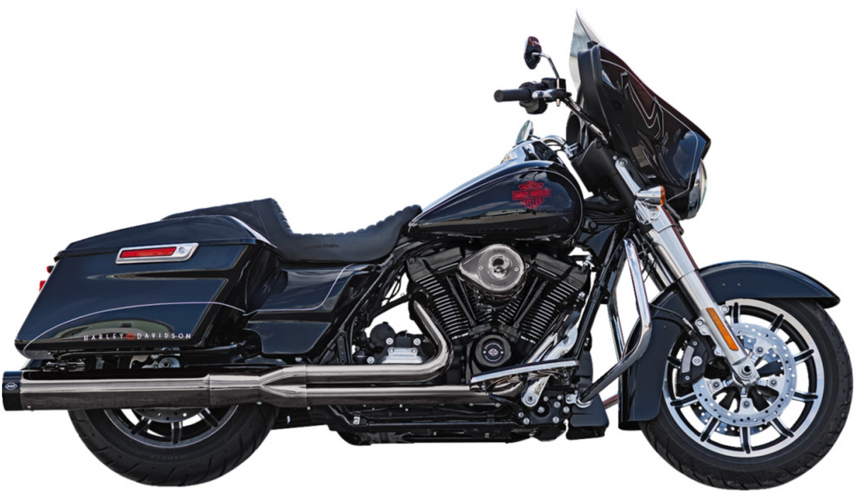 S&S Cycle 2-Into-1 Sidewinder® Exhaust System Race Only - 550-1087 For Harley Touring 2017-2023
