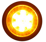 CUSTOM DYNAMICS 2020-1734 PB-UNV-FTS-AW-C ProBEAM Universal LED Bullet Bezel Turn Signals - Chrome/Clear