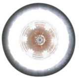 CUSTOM DYNAMICS 2020-1734 PB-UNV-FTS-AW-C ProBEAM Universal LED Bullet Bezel Turn Signals - Chrome/Clear