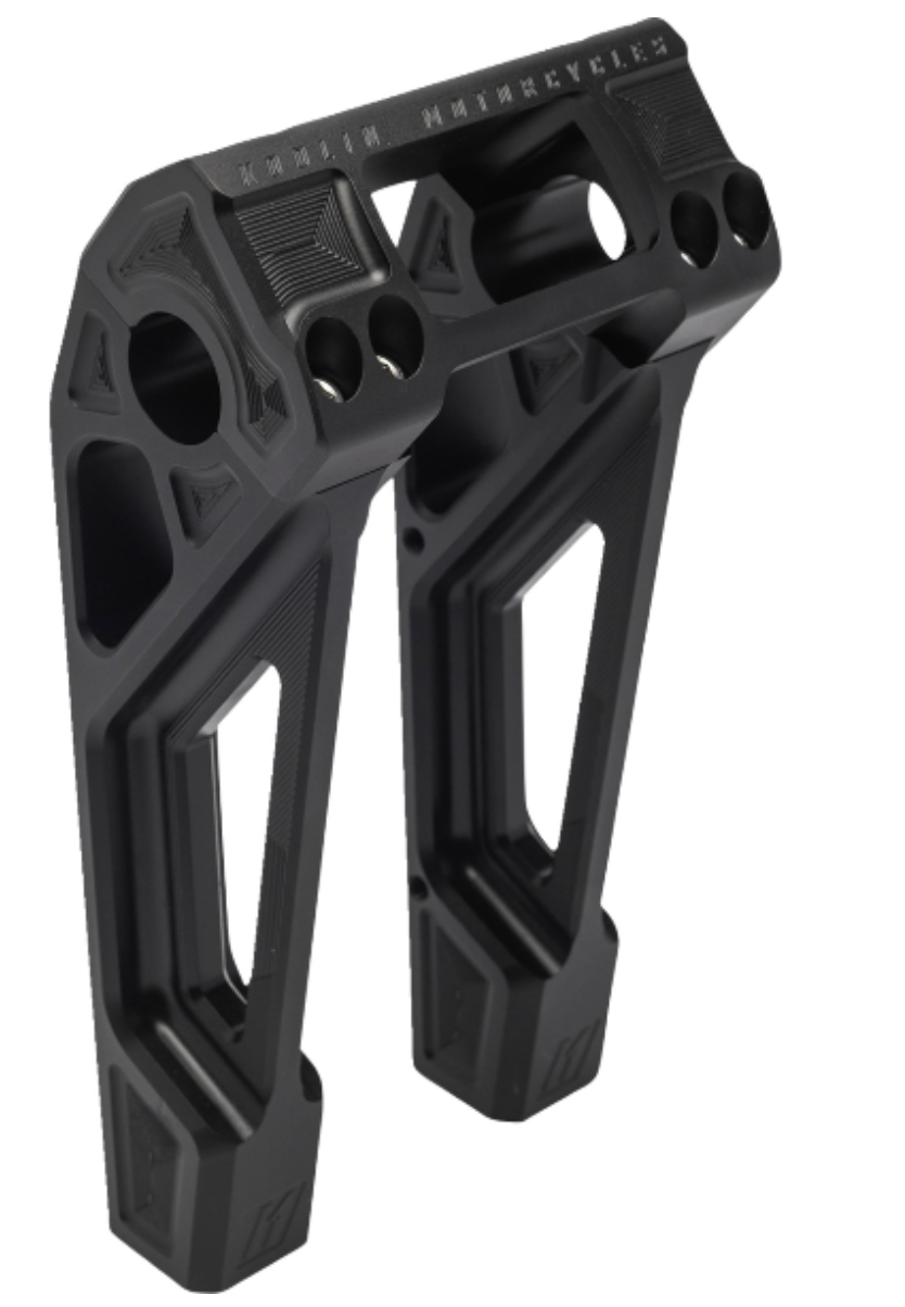 Kodlin USA Fastback Risers 8" Black - K55122 For Harley Softail 2018-2024