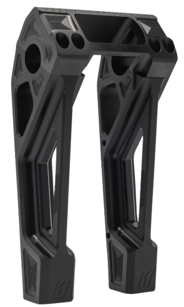 Kodlin USA Fastback Risers 8" Black - K55122 For Harley Softail 2018-2024