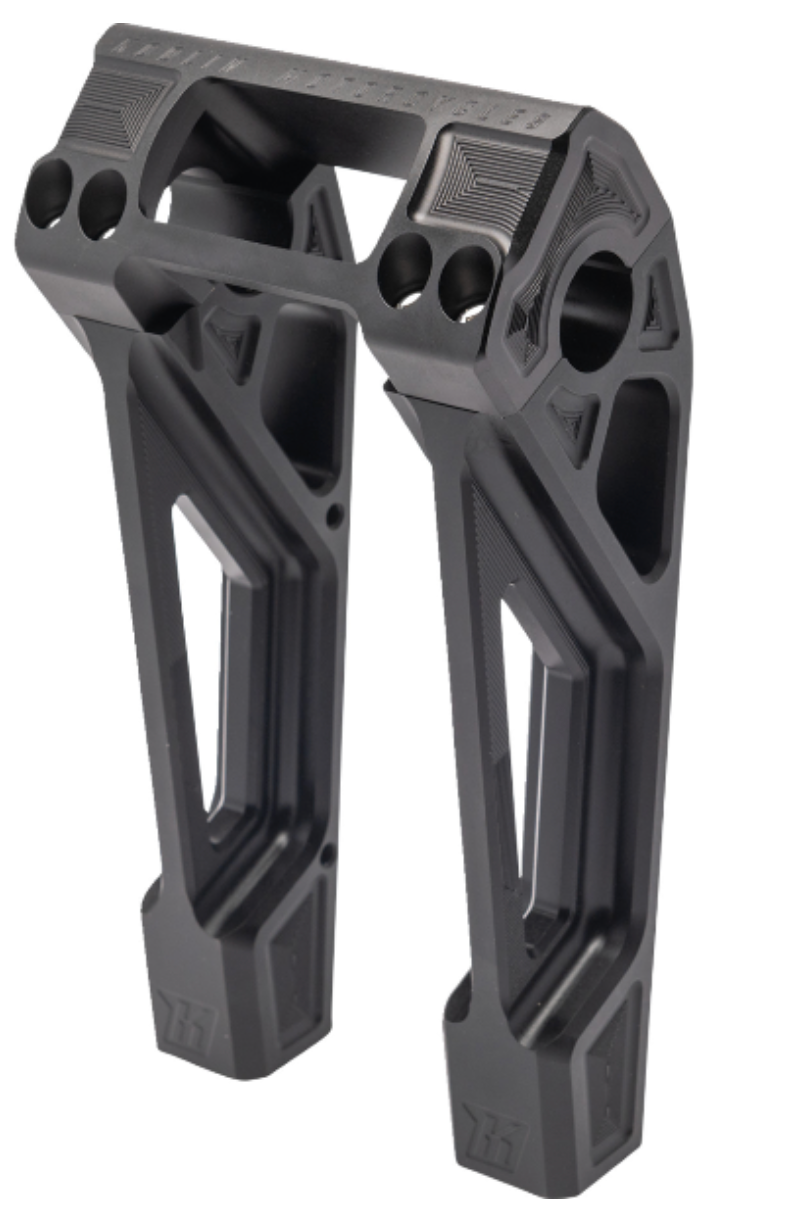 Kodlin USA Fastback Risers 8" Black - K55122 For Harley Softail 2018-2024