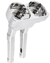 Arlen Ness Method Kickback Handlebar Riser 10" Chrome - 520-033 For Harley Touring 2015-2024