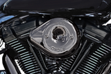 S&S Cycle Stealth Teardrop Air Cleaner Cover M8 Lava Chrome - 170-0779 For Harley Motorcycles 2017-2023