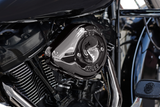S&S Cycle Stealth Teardrop Air Cleaner Cover M8 Lava Chrome - 170-0779 For Harley Motorcycles 2017-2023