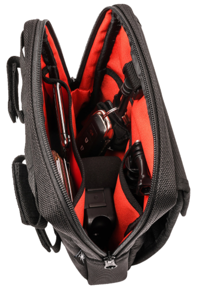 THRASHIN SUPPLY CO. 3510-0180 THB-0020 Slim Handlebar Bag - Black