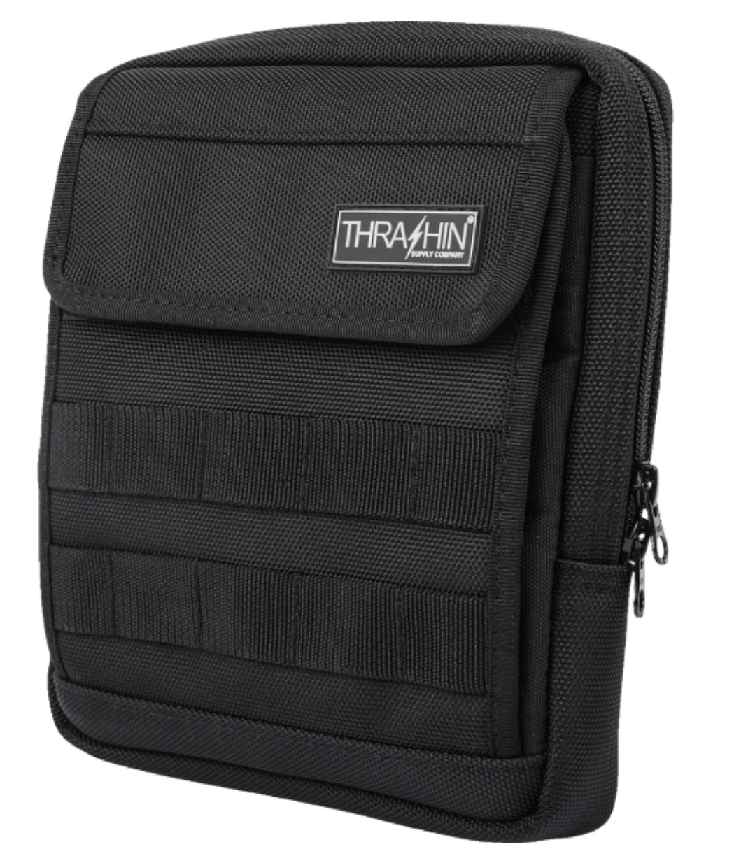 THRASHIN SUPPLY CO. 3510-0180 THB-0020 Slim Handlebar Bag - Black
