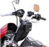 THRASHIN SUPPLY CO. 3510-0180 THB-0020 Slim Handlebar Bag - Black