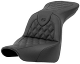 Saddlemen Roadsofa™ Lattice Stitch Seat Without Backrest - 818-29-182 For Harley Softail 2018-2026