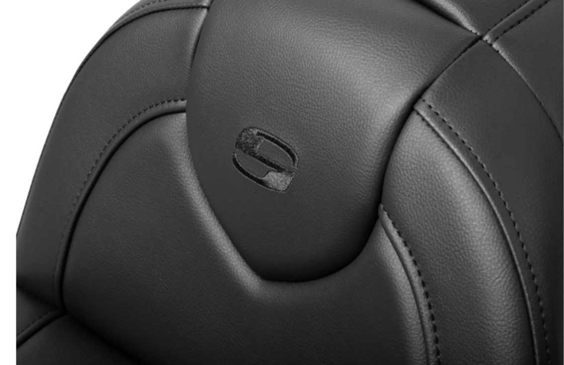 Saddlemen Roadsofa™ Standard Reach Seat With Backrest Black Stitch Fxbr S - 818-31-187BR For Harley Softail 2018-2020