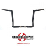 Siouxicide Choppers Street Glide Handlebars 1 1/2 In, 10 In, Chrome For Harley Touring 1986-2007