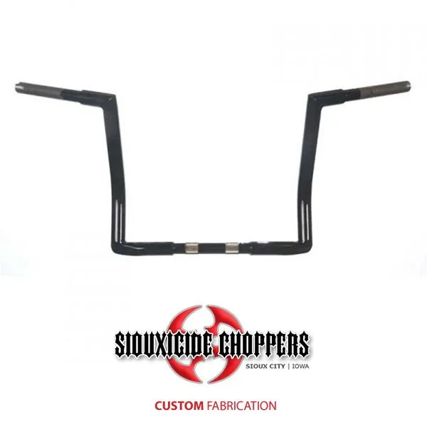 Siouxicide Choppers Street Glide Handlebars - For 2008-2013, 1 1/2 in, 10 in, Chrome