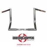 Siouxicide Choppers Street Glide Handlebars - For 2008-2013, 1 1/2 in, 10 in, Chrome