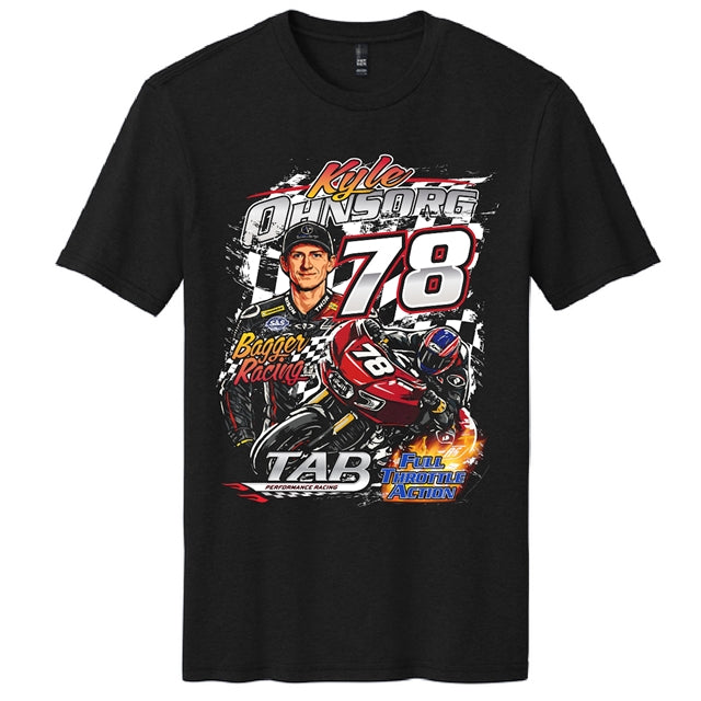 Tab Performance District Perfect Blend CVC Tee with Racing Rider Kyle Ohnsorg - Small TAB-RACE-T-SHIRT-S-SMALL