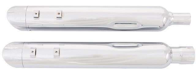 TAB Performance - 4" B.A.M. Stick Slip-On Mufflers - Chrome - 121-1295