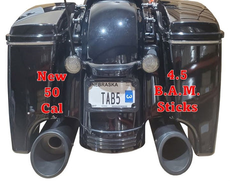 TAB Performance - 50 Cal - Slip-On Mufflers - Black - 121-2299