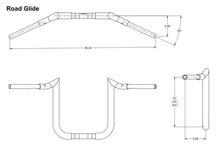 TAB Performance - Folsom Prison Handlebars Road King Special