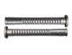 Tab Performance 4" B.A.M. Stick Slip-On Mufflers | Black - Black Slash Tips, 2.5" Louvered Baffles 121-2295-B-2.5