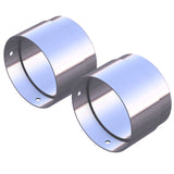 Tab Performance 4" & 4.5" Diameter Tip Compatible Exhaust Extensions Black, 4"