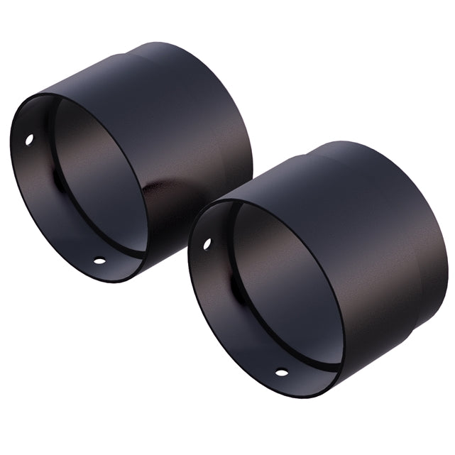 Tab Performance 4" & 4.5" Diameter Tip Compatible Exhaust Extensions Black, 4"