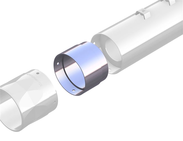 Tab Performance 4" & 4.5" Diameter Tip Compatible Exhaust Extensions - 4.5" - For installation in 4.5" TAB Performance Tips TIP-EXTENSION-4.5-FOR-INSTALLATION-IN-4.5-TAB-PERF