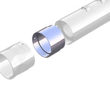 Tab Performance 4" & 4.5" Diameter Tip Compatible Exhaust Extensions - 4.5" - For installation in 4.5" TAB Performance Tips TIP-EXTENSION-4.5-FOR-INSTALLATION-IN-4.5-TAB-PERF