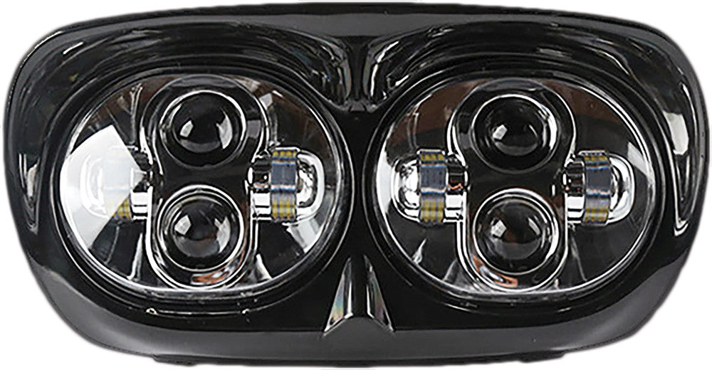Pathfinder 226-0026 HRGLEDAB ROAD GLIDE LED HEADLIGHT `04-13 BLACK