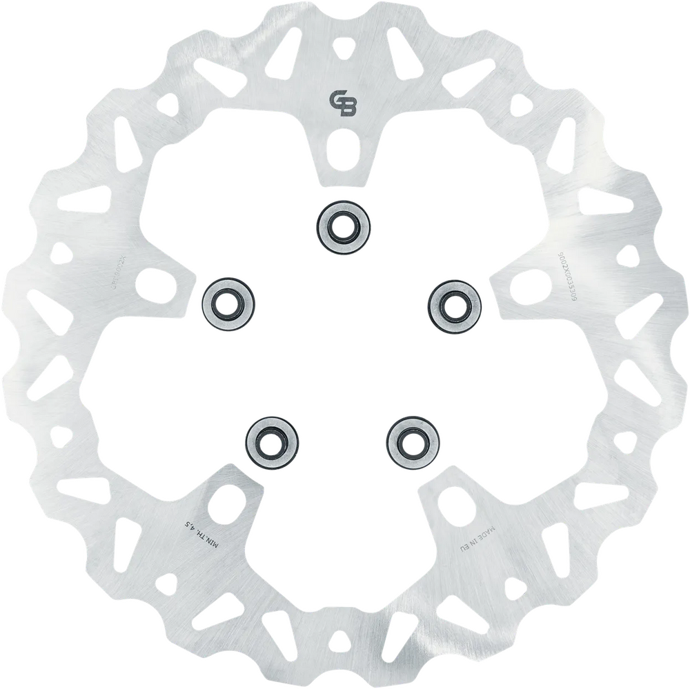 Gbrakes 17-D9002X GBD9002X ROTOR 11.8" SOLID WAVE FR STAINLESS