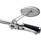 DRAG SPECIALTIES Stealth Mirror - Side View Oval Chrome