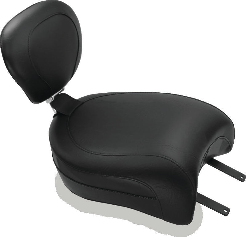 Mustang Motorcycle Electra Glide, Rd Glide Super Touring 1PC Seat Black - 76971 For Harley Touring 1997-2007
