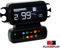 Koso North America D2 HUD Gauge ` Fxst - BA080020 For Harley 1984-2010