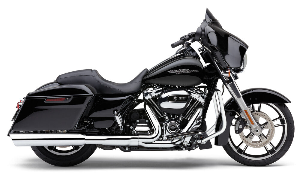 Cobra 909-Twins 4" Slip-ONS Chrome FLH FLT - 6108 For Harley Touring 2017-2026