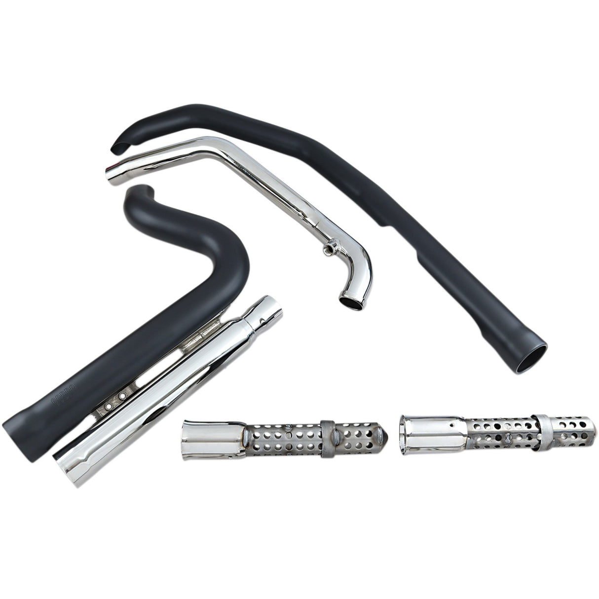 Cobra Speedster Short 2-Into-2 Exhaust System - 6704B For Harley Sportster 2007-2013