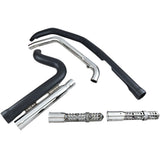 Cobra Speedster Short 2-Into-2 Exhaust System - 6704B For Harley Sportster 2007-2013