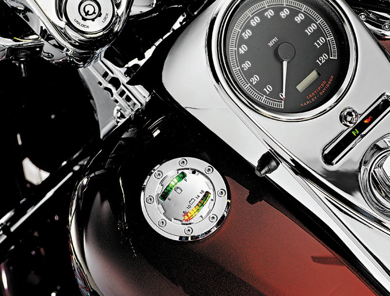 Kuryakyn 7282 Informer LED Fuel & Battery Gauge Chrome