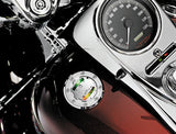 Kuryakyn 7282 Informer LED Fuel & Battery Gauge Chrome
