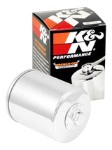 K & N Engineering Harley Davidson Buell 3in OD X 4.063in H Chrome Oil Filter - KN-171C For Harley Motorcycles 1999-2023