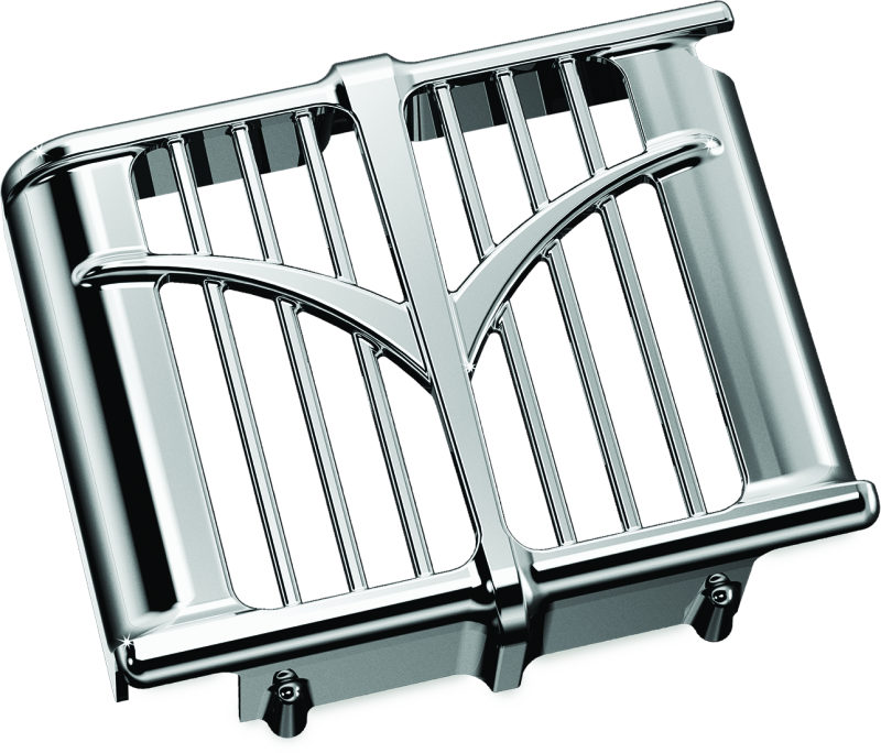 Kuryakyn 5640 Oil Cooler Cover 14-23 Indian Models Chrome