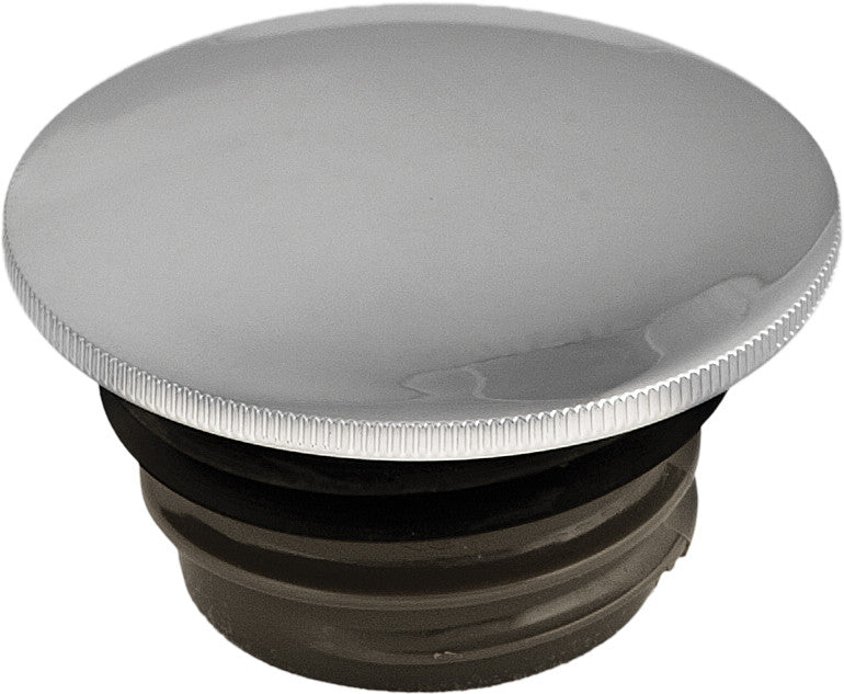 Harddrive 03-0316A-A GAS CAP Screw-IN Smooth Vented Chrome ` For Harley Motorcycles 1996-2020
