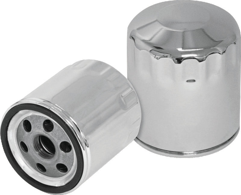 S&S Cycle Shovelhead Models Oil Filters Chrome 12 Pack - 310-0240 For Harley Motorcycles 1980-2004