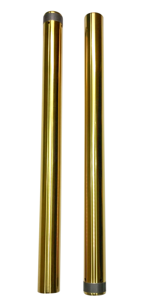 Pro One Gold Fork Tubes 49MM 24 7/8" - 105135G For Harley Touring 2014-2022