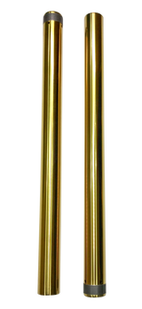 Pro One Gold Fork Tubes 49MM 24 7/8" - 105135G For Harley Touring 2014-2022