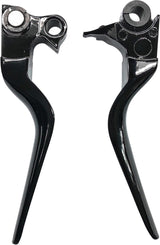 Harddrive 053324 LSR Lever SET Chrome BIG Twin With Cable Clutch For Harley Motorcycles 1996-2006