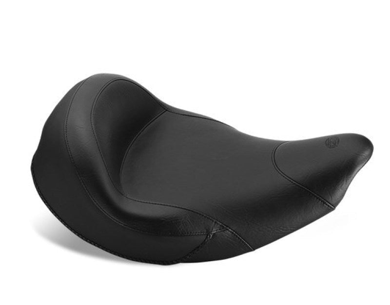 Mustang Motorcycle Chief, Dark Horse, Vintage Standard Touring Solo Seat Black - 75360 For Indian 2014-2021